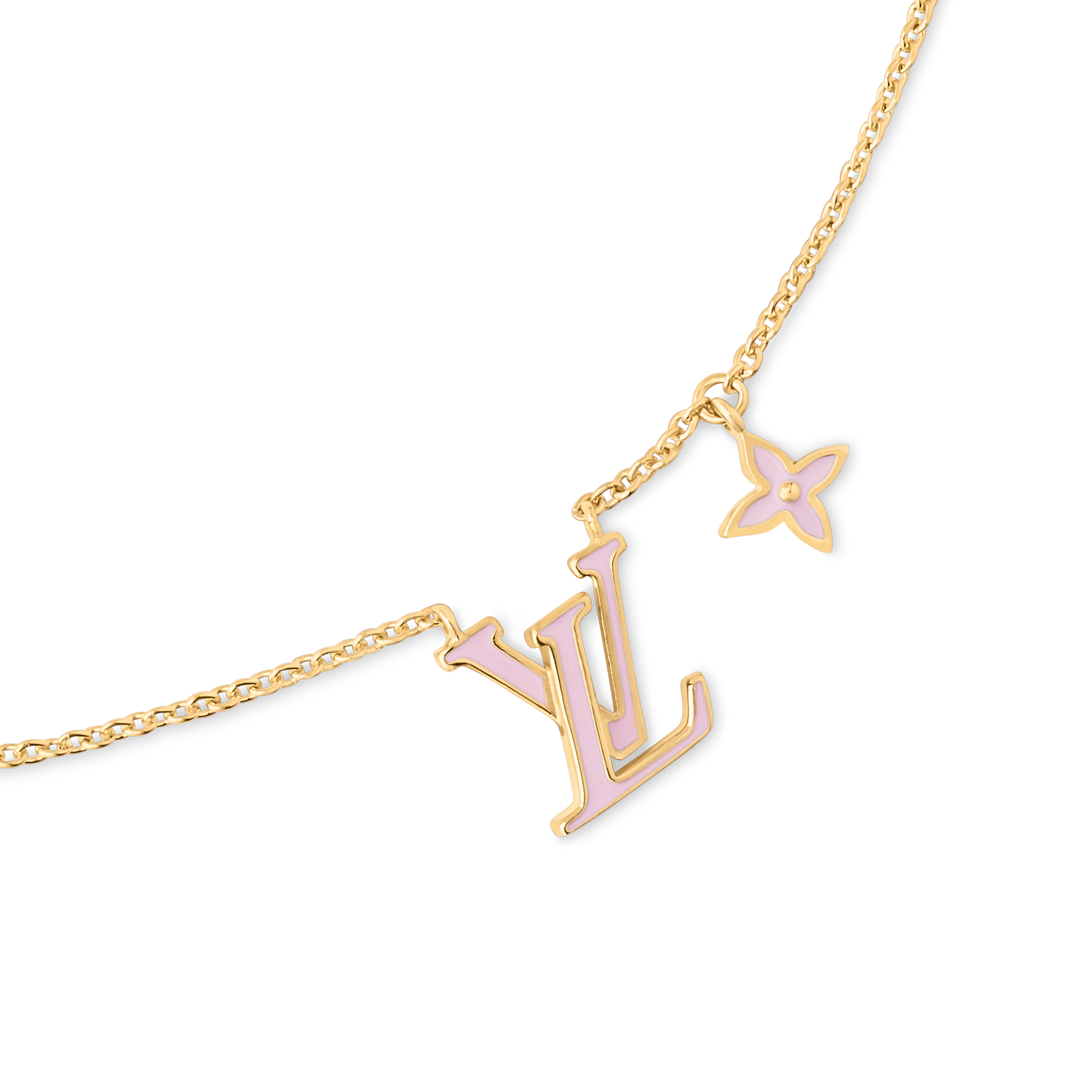 Shop LOUIS VUITTON LV Iconic Enamel Necklace at Beverly Center in